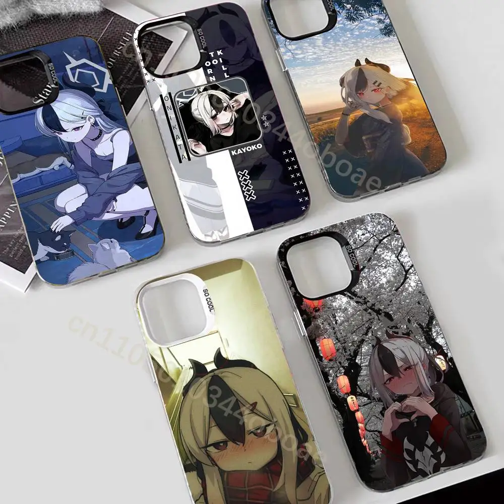 

BA Onikata Kansa Kayoko Phone Case For iPhone 17,16,15,14,13,12,11,Pro,MAX,Plus TPU Soft To Skin-friendly Cover