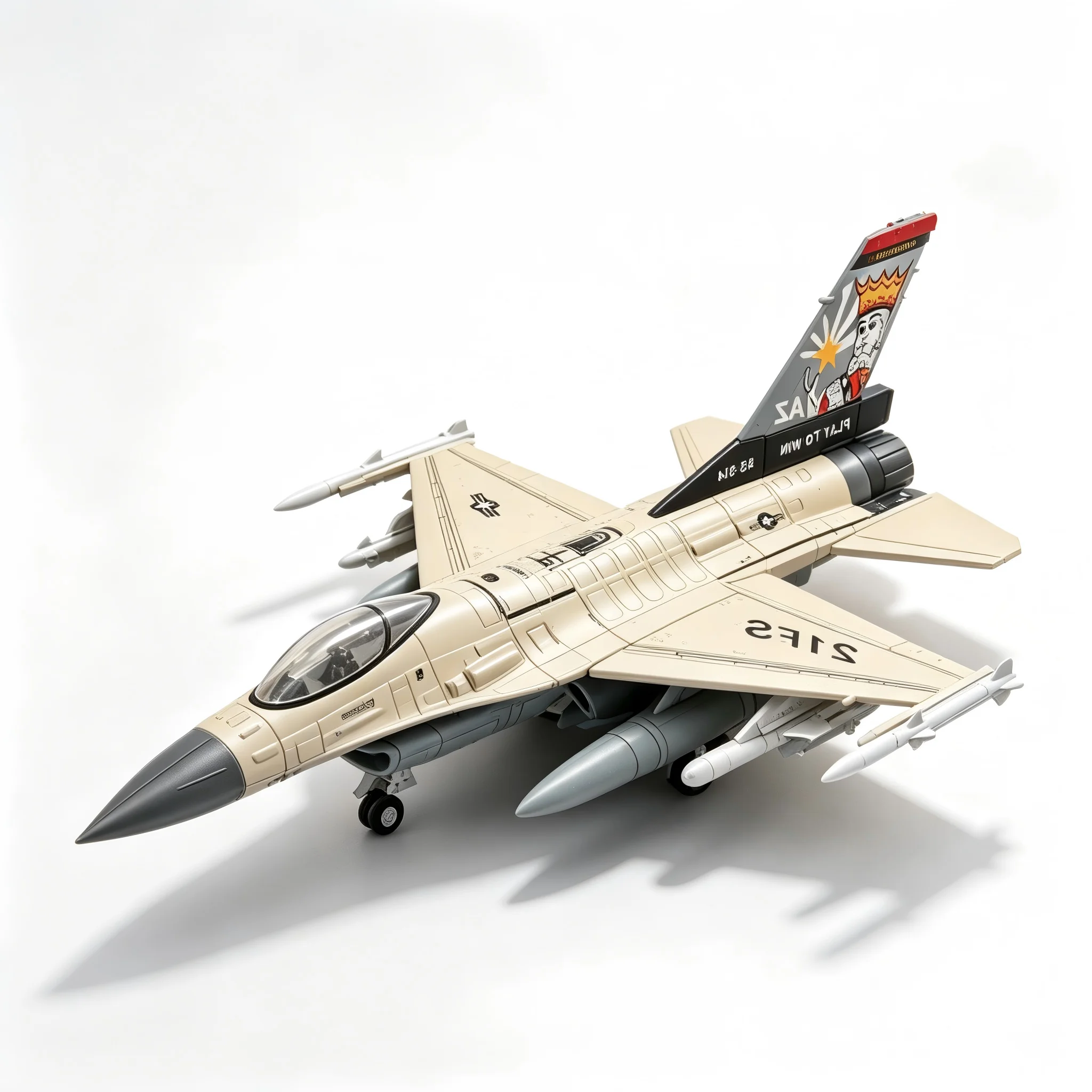 Image of 1:72 F-16 Fighting Falcon Kampfjet-Modell, Legierung, Kunststoff, Militärflugzeug-Replik, Sammlerstück, Geschenk, Schreibtischdekoration für Luftfahrt-Hobby