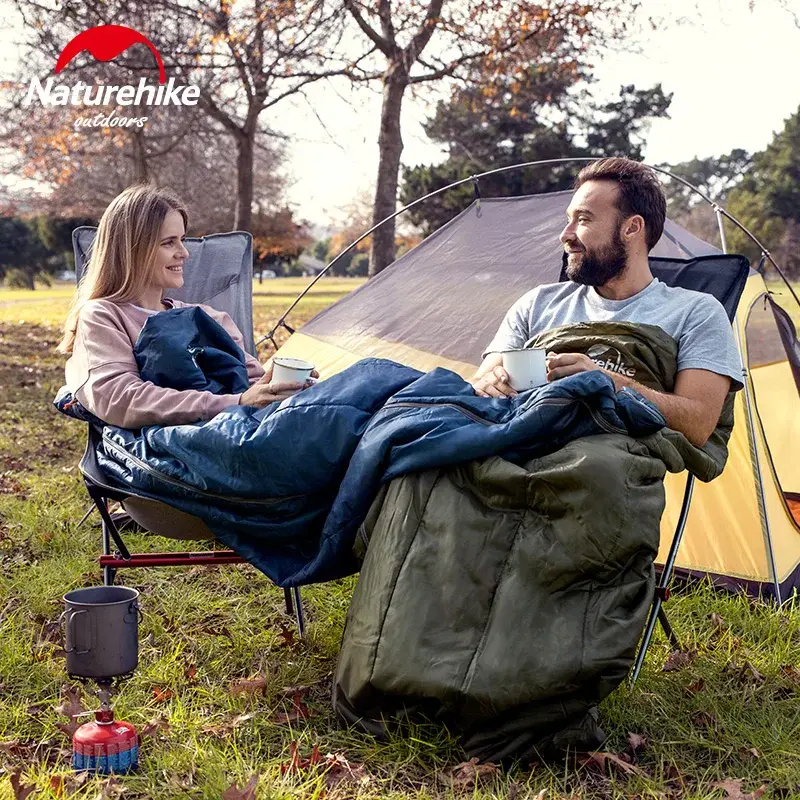 كيس نوم مغلف خفيف الوزن من نيتشرهايك للبالغين، تخييم خارجي، صيف، رقيق، H150 - 5