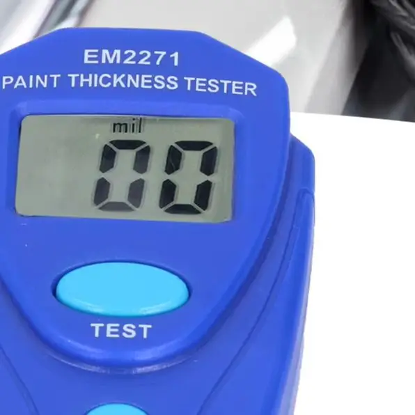 EM2271 Digital Coating Thickness Gauge 0-2mm Magnetic Iron Base Paint Layer Tester Meter For Automotive Metal For Surface Inspec