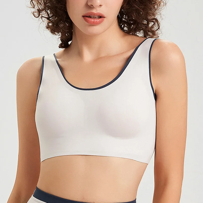 Women Seamless Sport Bra Mesh Gym Workout Vest High Impact Shockproof Underwear Stretch Yoga Running Tank Top Padded Activerwear