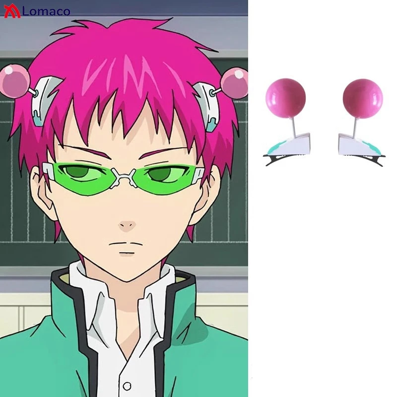 Saiki Kusuo Cosplay sombreros horquillas horquillas Anime la vida desastrosa de PSI Saiki K. Accesorios de accesorios de Cosplay