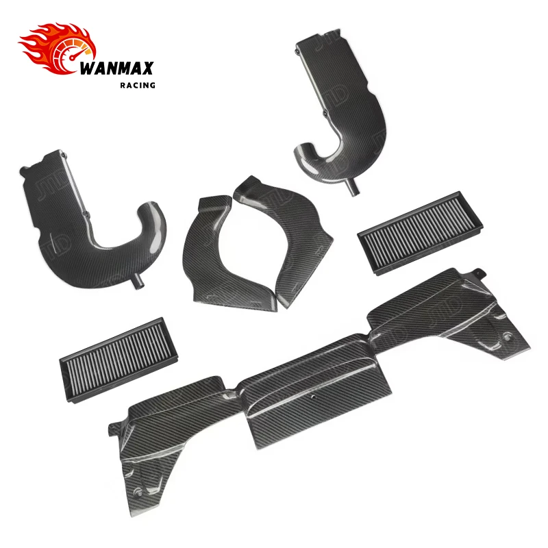 High Flow  Carbon Fiber Intake for Mercedes BENZ W205 C63 Updated Cold air Intake Kit