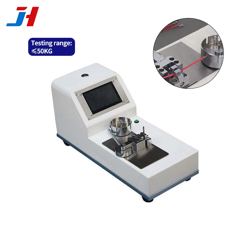 JH-405 Terminal Wire Tensile Tester High-Precision ≤50KG Force Test Machine AC220V for Wiring Safety Testing