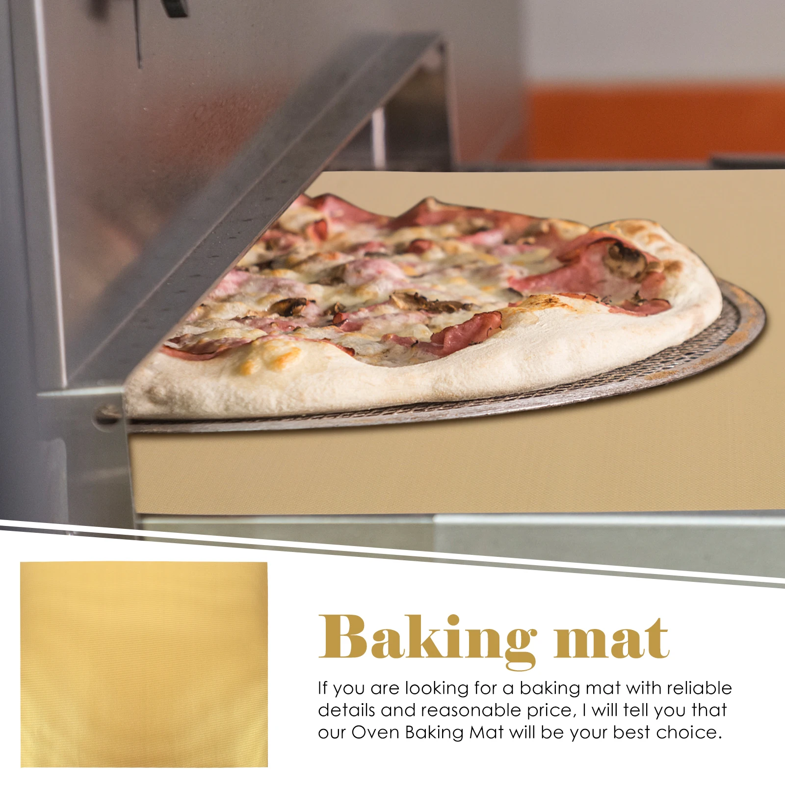 5 Buah Alas Panggang Anti Lengket Pelapis Oven Bantalan Bbq Fiberglass Tebal Dapat Digunakan Kembali untuk Bagian Bawah Oven Tahan Panas Mudah Dibersihkan