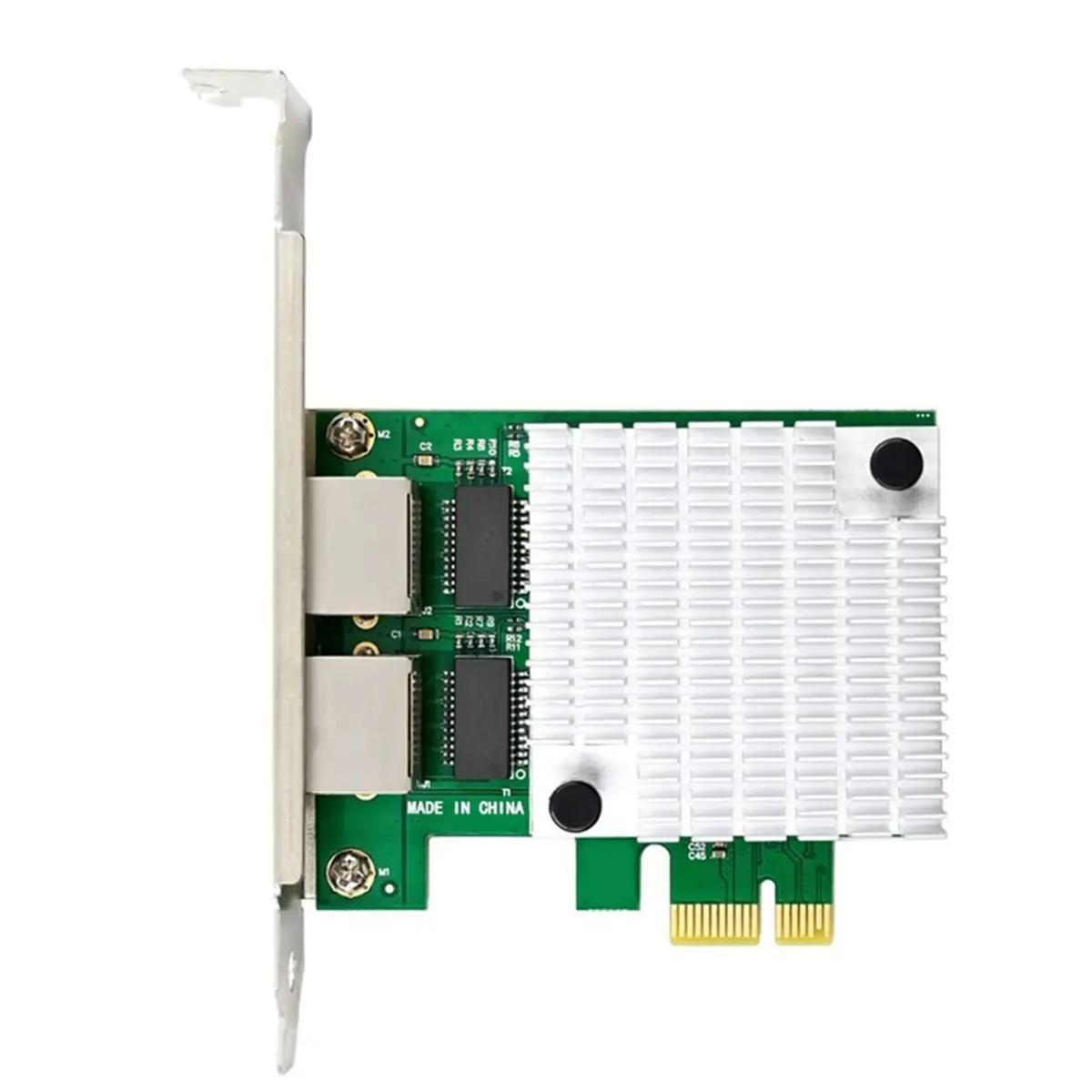 PCI-E Dual-Port Gigabit Network Card RTL8111H 10/100/1000M Gigabit LAN Card Vision Capture Card for WIN10/11 Linux