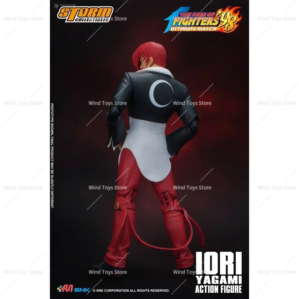 لعبة العاصفة الأصلية أنيمي موري ياغامي كيو كوساناجي KOF98 4 رؤساء 6 صندوق نحت عمل الشكل لعبة نموذج هدية في الأوراق المالية #6