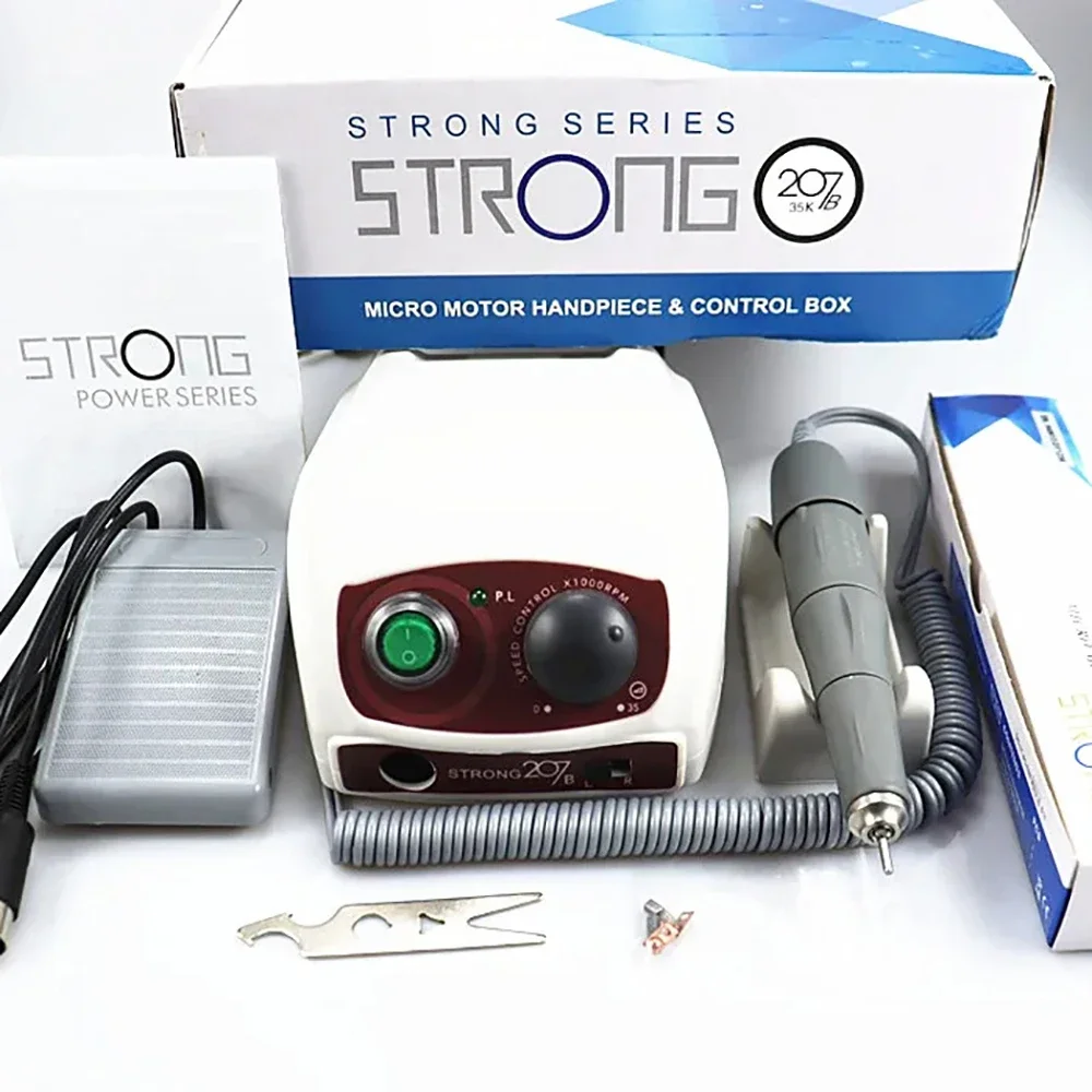 مثقاب أظافر كهربائي جديد بقدرة 65 وات - مجموعة مانيكير وباديكير احترافية بقدرة 50,000 دورة في الدقيقة #3