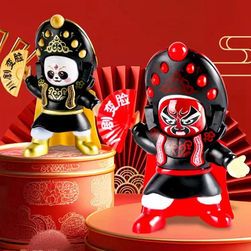 Sichuan Opera Face Changing Doll  2025 Chinese Style Creative Doll Decoration Beijing Opera Face Makeup Cultural Souvenir Gifts