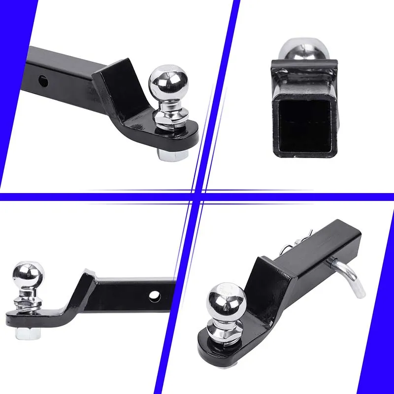 2 بوصة مربع وكرة جبل سحب 2 بوصة كاتب كيت Drop2 "ذراع مقطورة 6000 رطل كروم فضي مقطورة الكرة 5/8 "دبوس