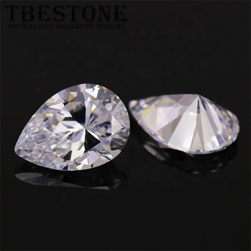 Tbestone GRA Loose Moissanite D Color VVS1 Heart Princess Oval Radiant Emerald Cushion Pear Cut Stones Lab Grown Diamond Jewelry