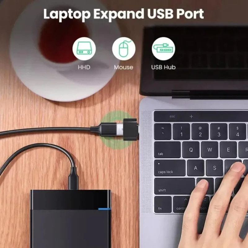 5-teiliger USB 3.0 OTG-Adapter Unterstützt Direktverbindung mit Typ-C/Micro-Telefon USB-Stick/Maus/Tastatur USB-Stick Treiberlos – Detail 9