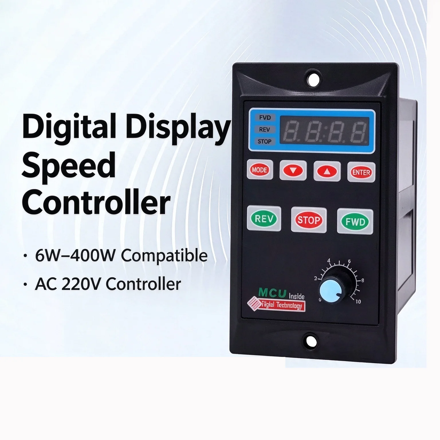 1500W Frequency Converter Electric Inverter with RS485 Motor Driver 0.75KW 1.5KW MCU Single Phase 220V Input Three Phase 0.4KW O