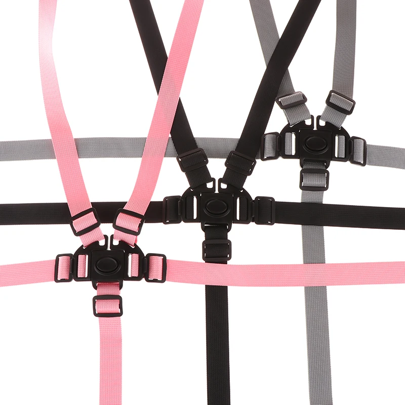 1 قطعة حزام عربة طفل اكسسوارات الطفل خمس نقاط أحزمة الأمان الغداء مقعد سيارة النوم أحزمة ثابتة طفل حماية