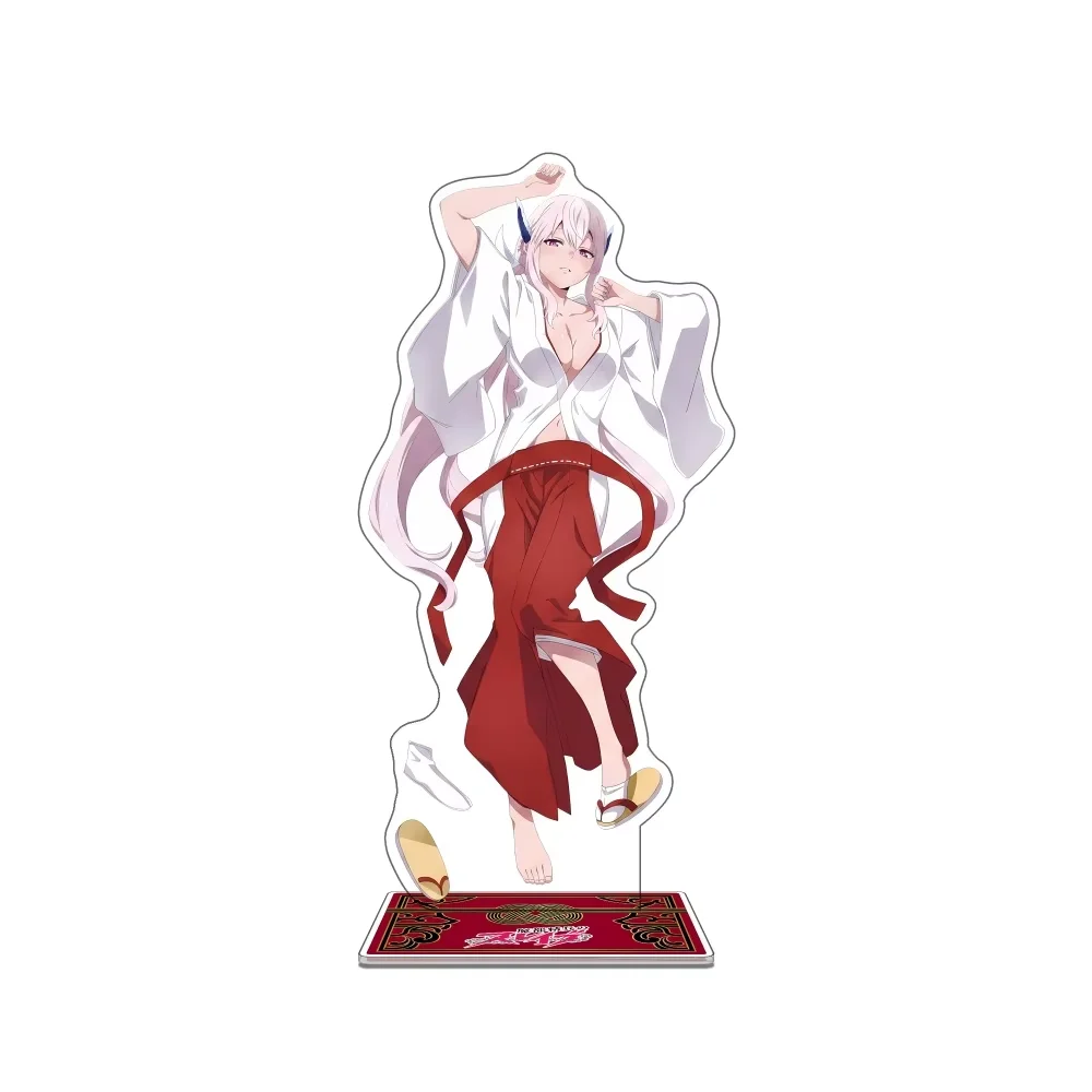 Chained Soldier Series 2026 New Arrival Acrylic Stand Kyoka Uzen Yuki Miko Costume Anime Desktop Ornament Collectible Keychain
