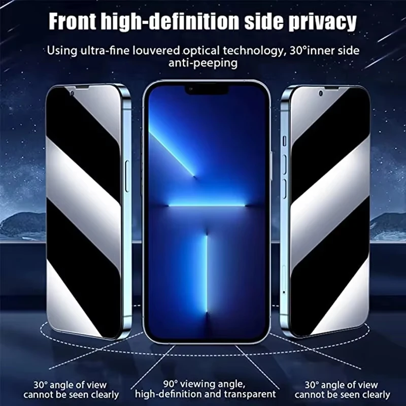 Matte Ceramic Privacy Screen Protectors For Xiaomi Poco X6 Pro X5 X3 NFC F5 M3 M5S M6 MI 11T PRO Redmi Note 13 12 11 10 9 8 Pro