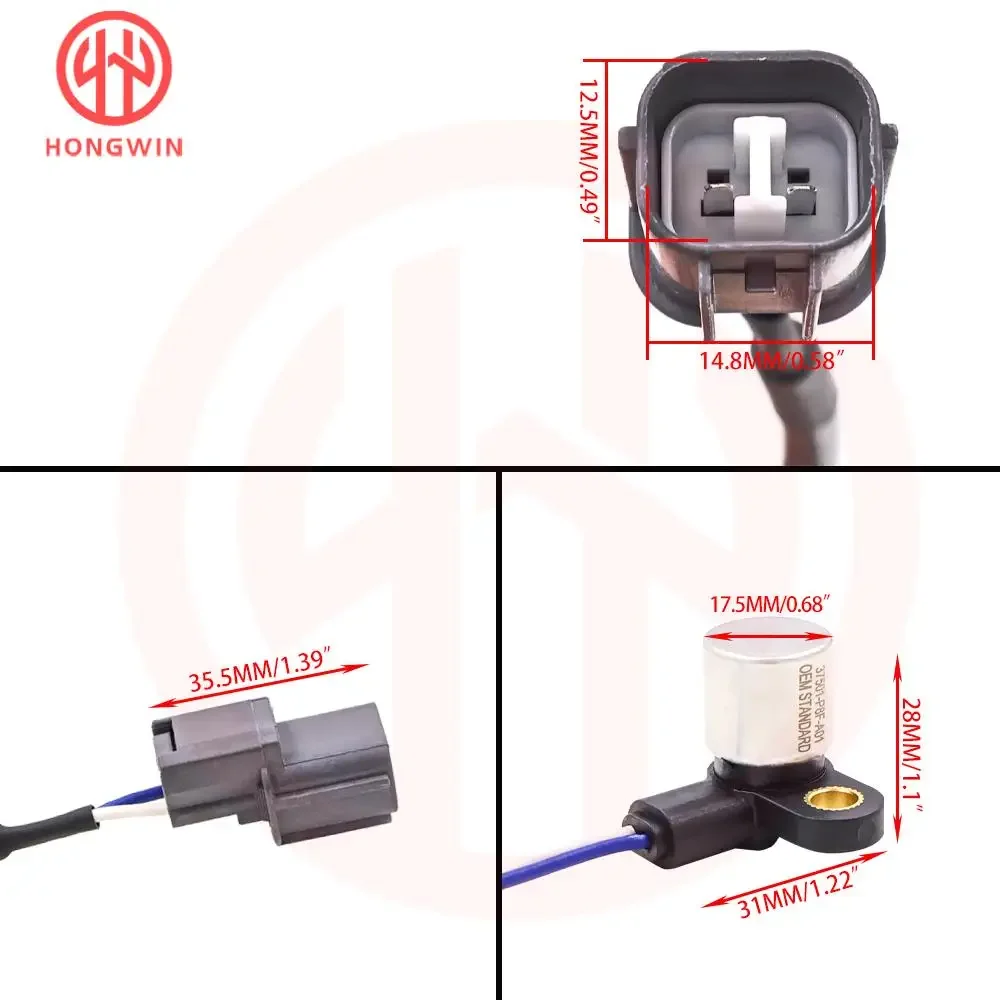 NEW Crankshaft Position Sensor OEM 37501-P8F-A01 For Honda Odyssey 1999–2004 3.5L V6 Pilot 2003–2004 3.5L V6  Acura CL TL MDX