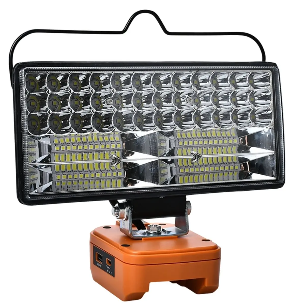 

Светодиодный фонарь для 20В 4-контактного аккумулятора, 8-дюймовый USB-прожектор, уличный рабочий/рыболовный фонарь, ручной аварийный инструмент-лампа