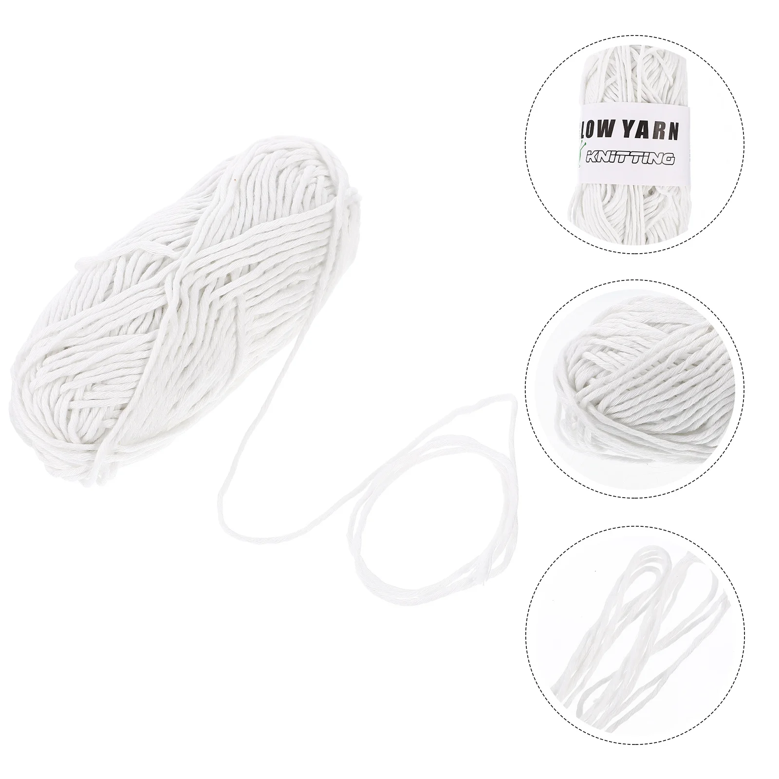 

1pcs 1 Roll Glow In The Dark Luminous Crochet Yarn For Diy Crafting Knitting Accessory Soft Supple Polyester Craft Yarn