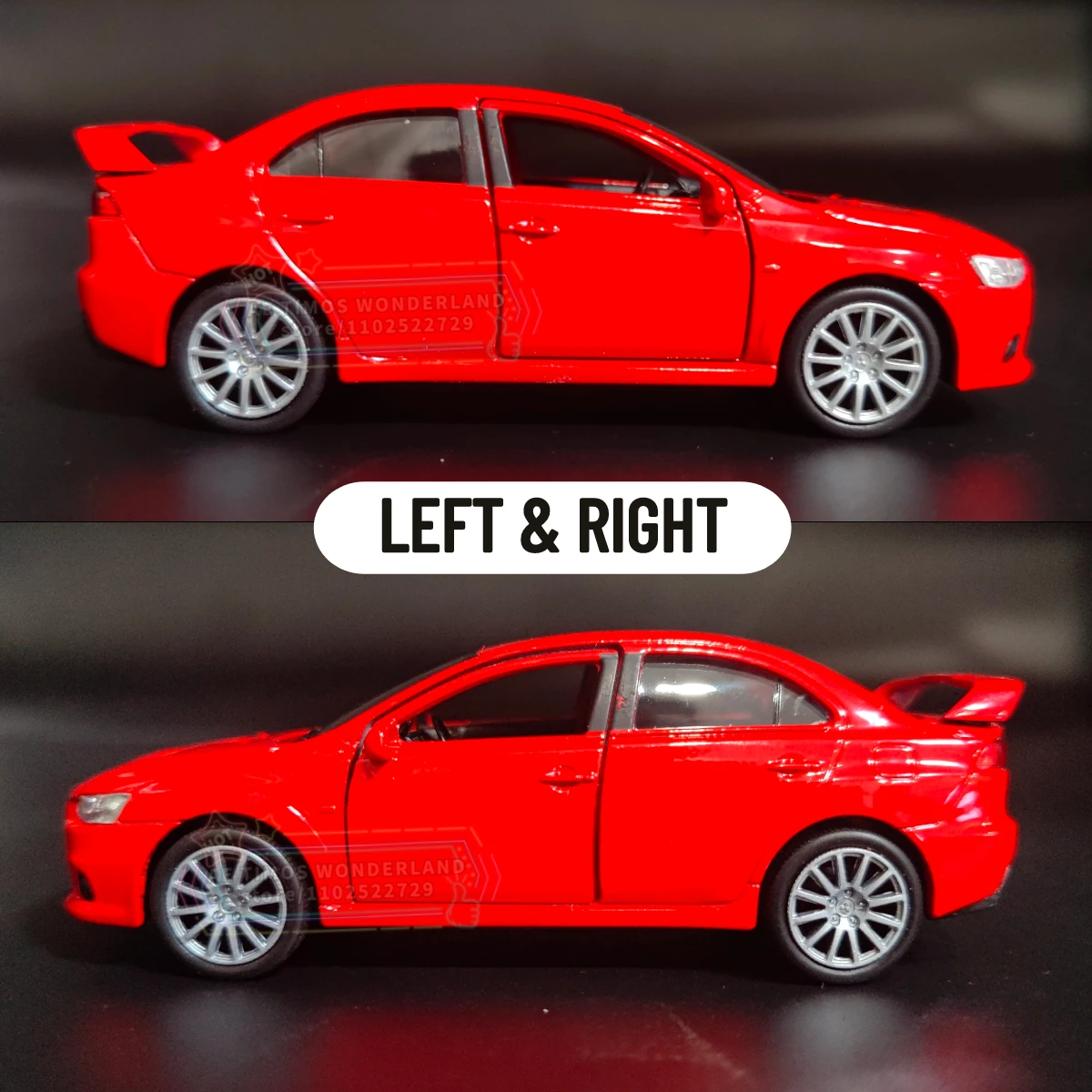 1:36 Mitsubishi Lancer Evolution X Car Model Replica Scale Metal Diecast Miniature Art Vehicle Collection Xmas Gift Boy Toy