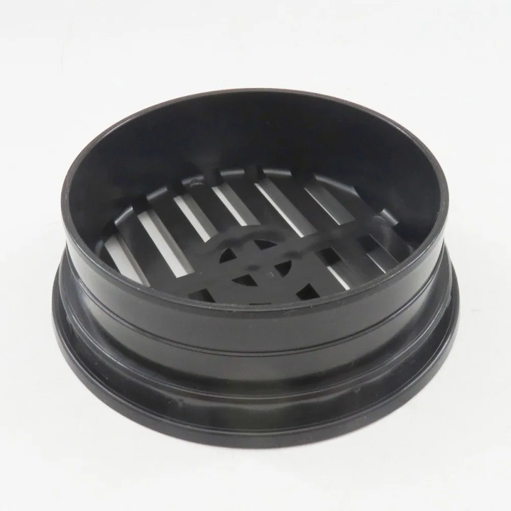 4 Inch Round Floor Drain Cover for 4 in Pipes PVC Weather Resistant Slotted Design for Residential Lawn and Patio Use