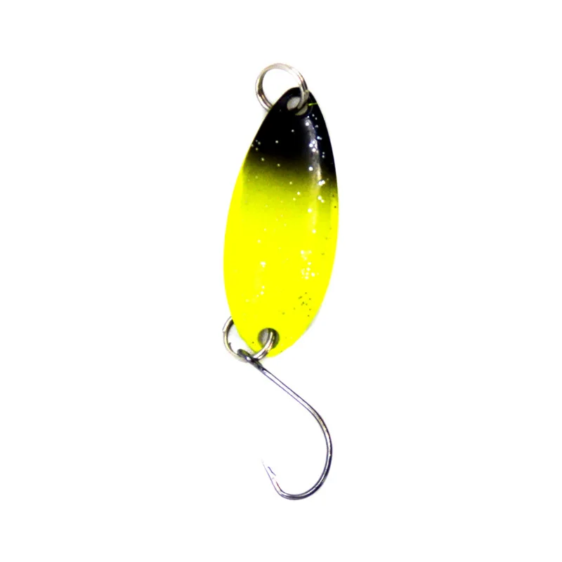 Fishing Lure Spoons 3g Colorful Single Hook Metal Jigs Sequins Artificial Lures Hard Bait Lot 12 Pieces SALE image 6