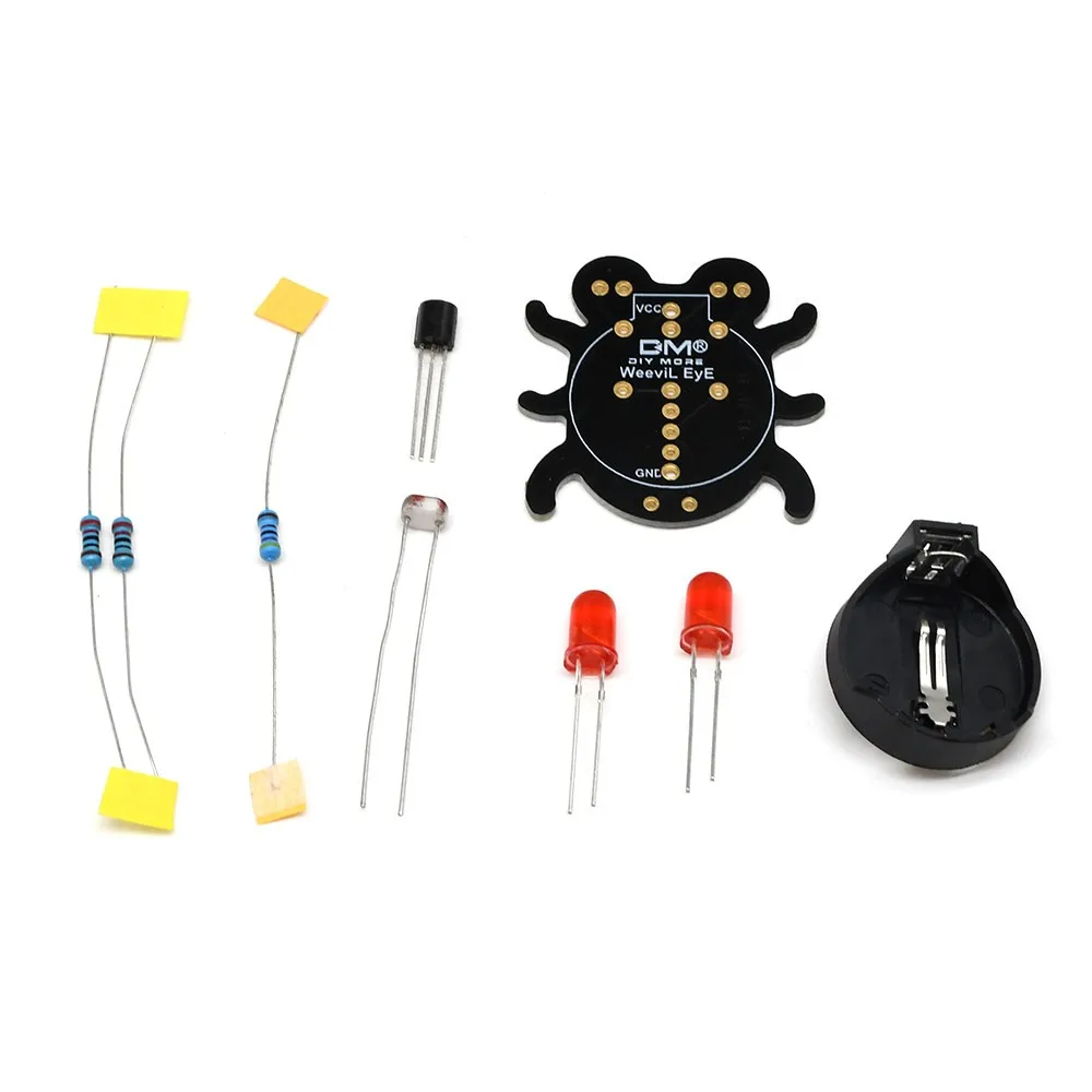 Beetle‑Shape LED Electronic DIY Soldering Kit Multicolor SMD Components Practice Module for Beginner Learning Welding Training
