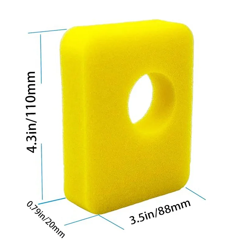 Lawn Mower Air Cleaner, Replacement for Foam Filter 799579, Suitable for B.S. Engine Air Filters, Compatible with B.SLawn Mowers