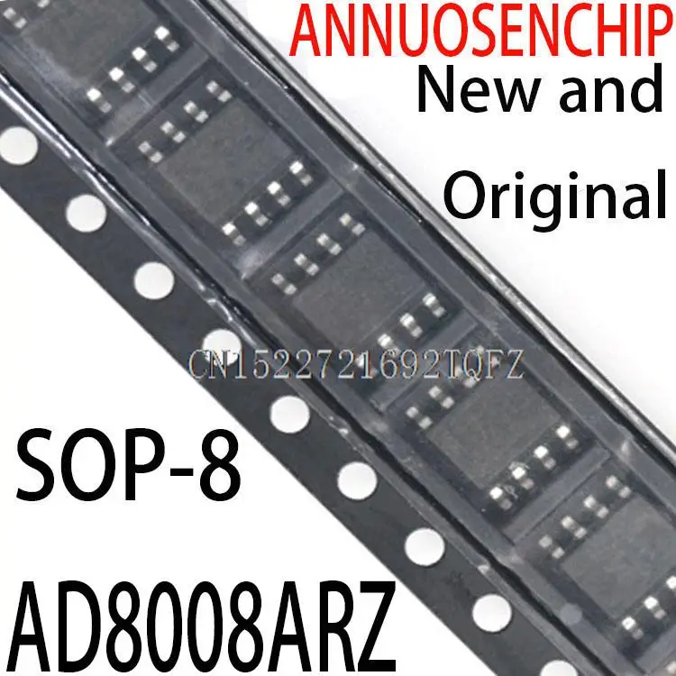 5PCS New and Original AD8008 AD8008A AD8008AR  SOP-8  AD8008ARZ