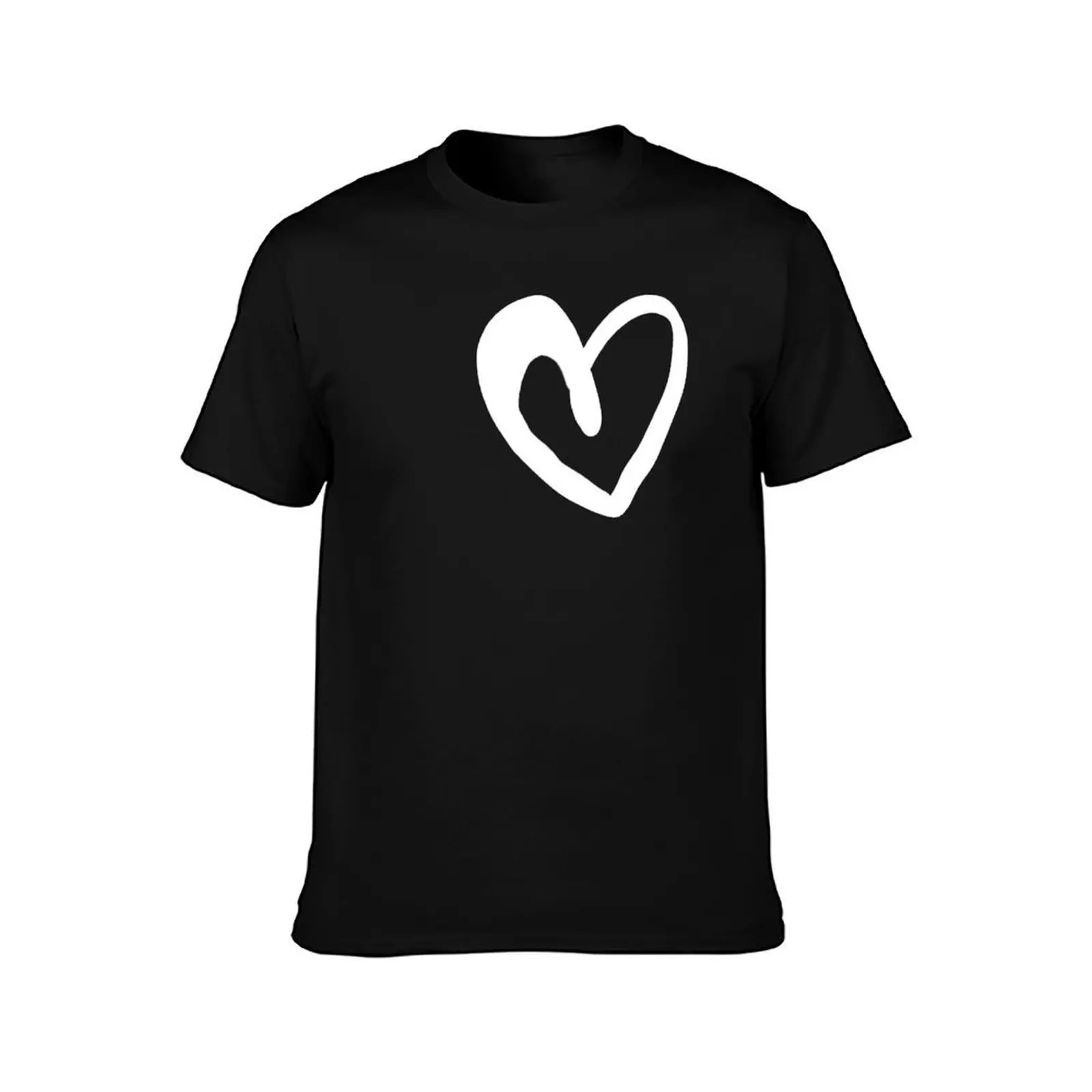 Heart Design - David Rose T-Shirt Functional Casual Short Sleeve Tee T-Shirt