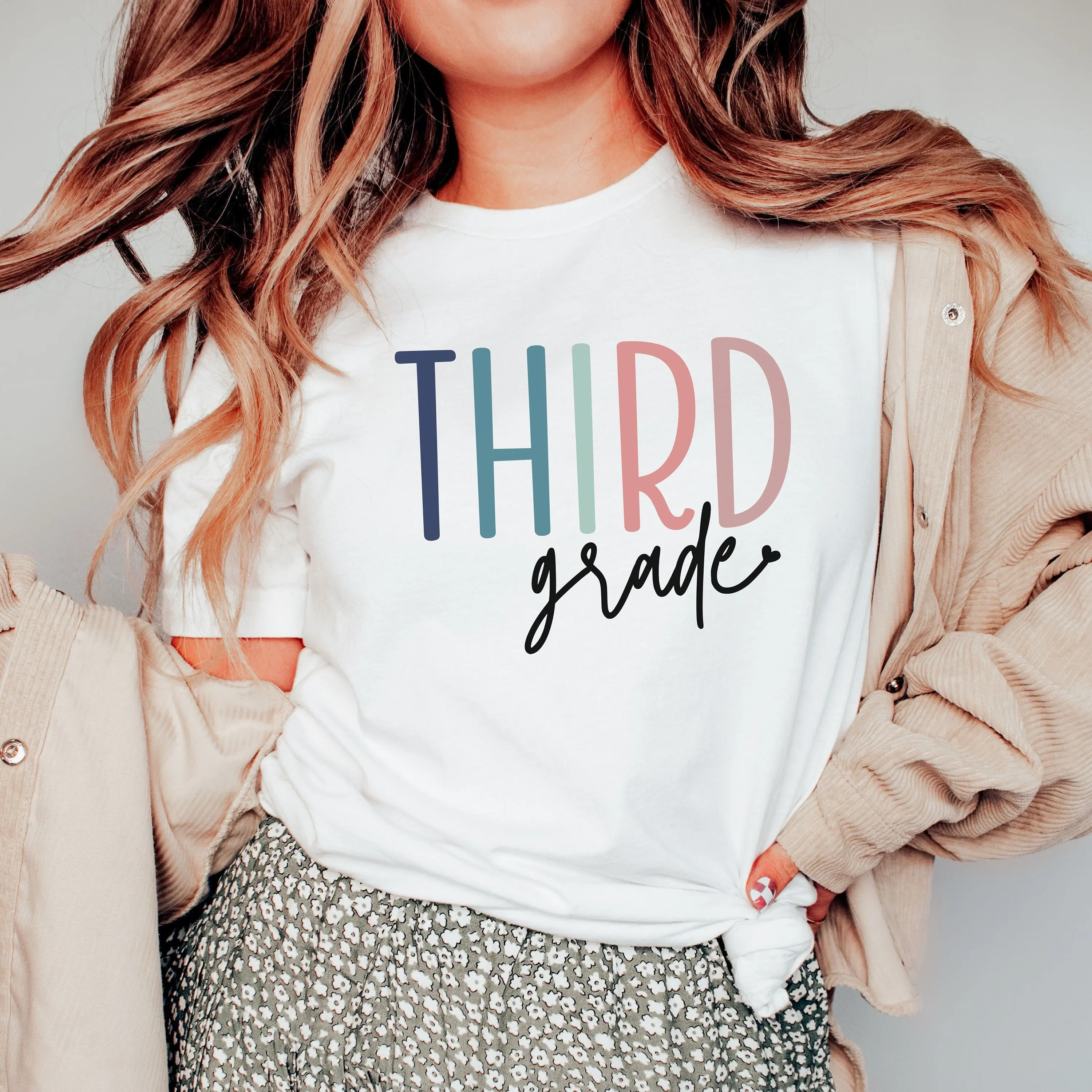 Third Grade Team Teacher T Shirt 3Rd Cute Group 1St Day Of School