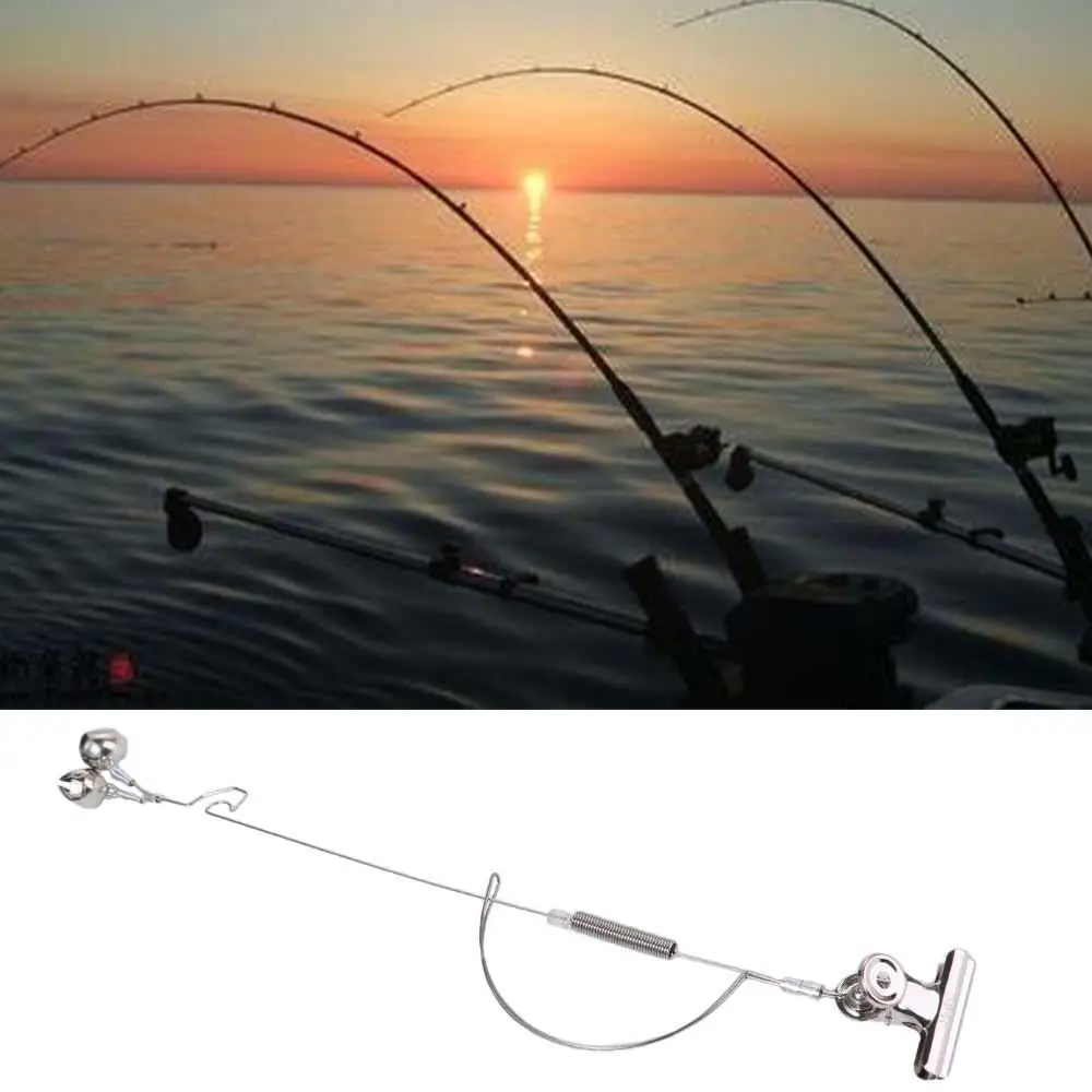 

Stainless Steel Fishing Rod Bite Bait Alarm Anti-corrosion Anti-rust Adjustable Sensitivity Durable Night Fishing