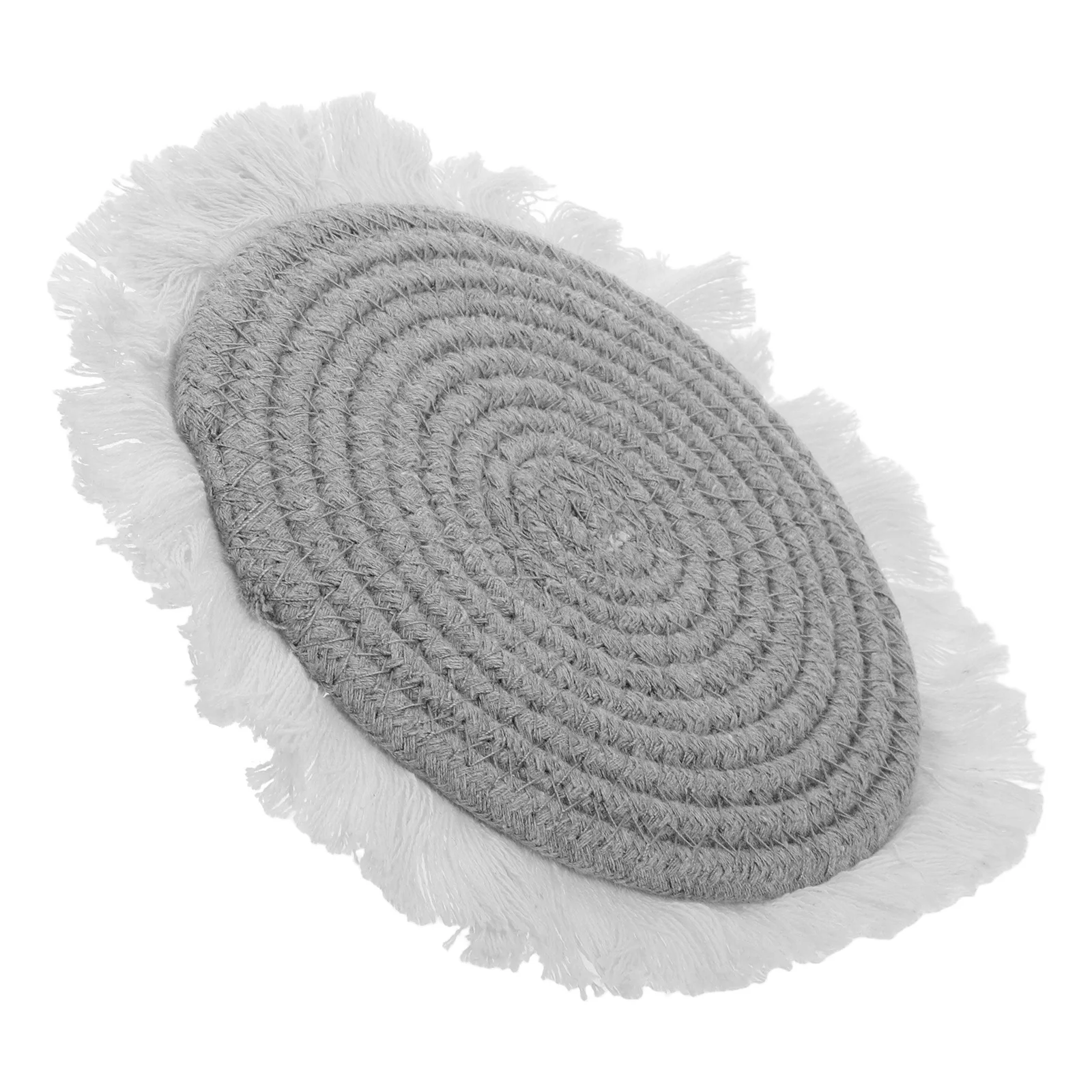 

Nordic Style Cotton Rope Coasters Round Woven Table Mats Heat Insulated Trivets For Hot Pots Drink Coaster Set Home