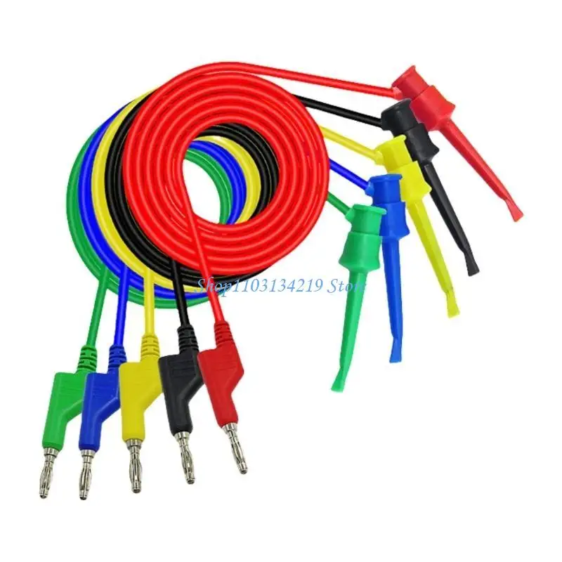 N5KC Multipurpose 4mm Copper Banana Plugs Test Lines High Conductivity Plugs Leads set for Laboratory & Engineering Application