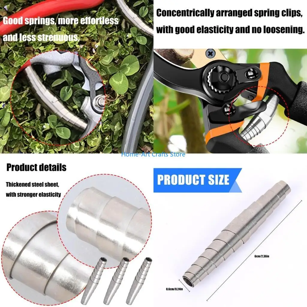 Y3NA 6pcs Springsteels Springs Designed for Comfortable Pruning Tasks