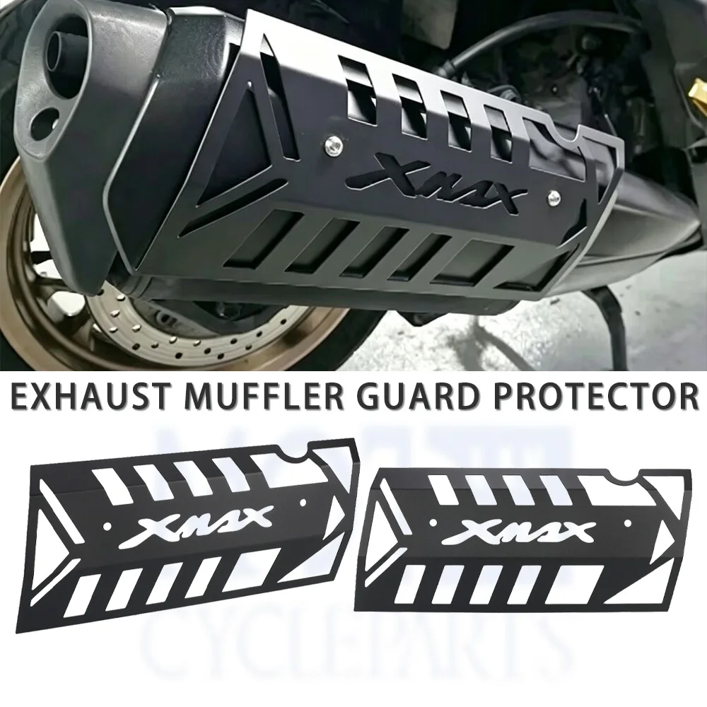 

Motorcycle Accessories For YAMAHA XMAX 300 X-MAX 250 300 2017-2024 Exhaust Muffler Guard Protector Scald Proof Lid Exhaust Cover