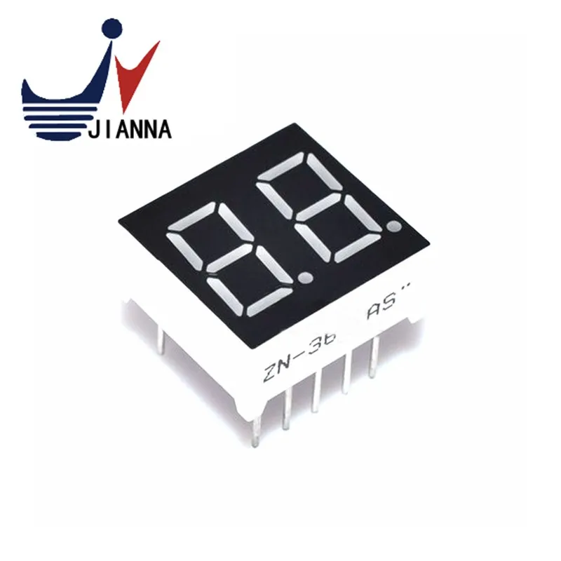 2pcs 0.56 polegadas display LED 7 Segmento 1 Bit/2 Bit/3 Bit/4 Bit Digit Tube Vermelho Cátodo Comum/Ânodo Digital 0.56 polegadas levou 7 segmento