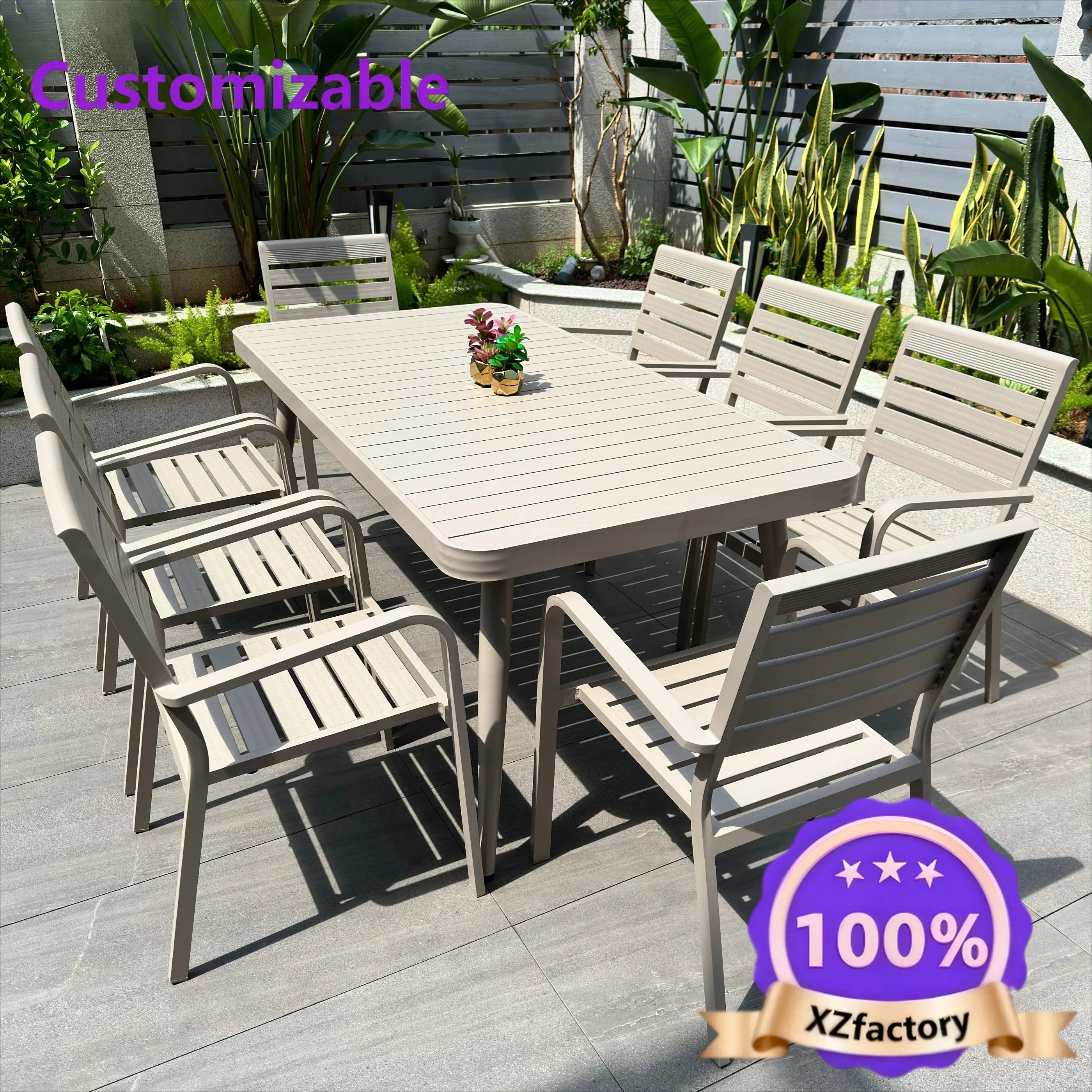 

Factory Direct 2026 Top ZML tavoli e sedie cortile villa balcone all'aperto terrazza impermeabile e protezione solare semplici t
