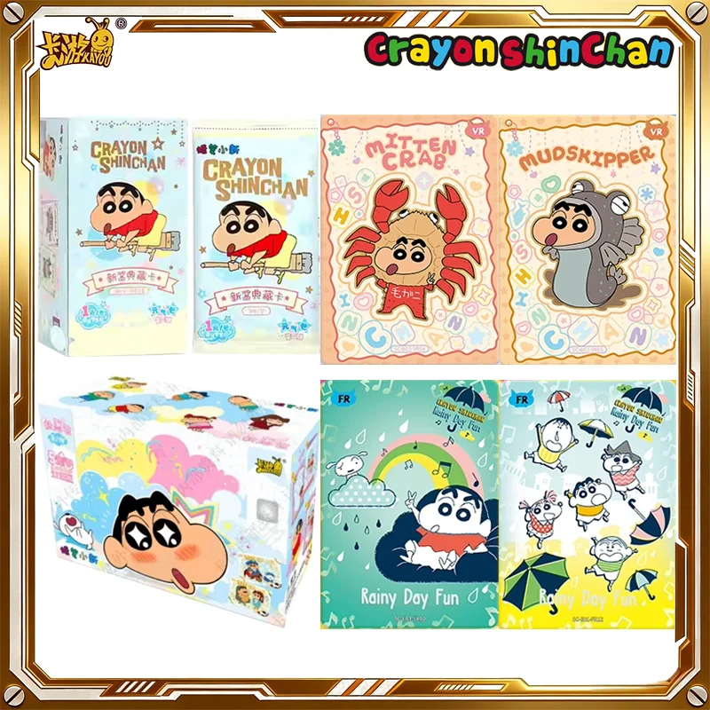 

Набор коллекционных карточек KAYOU Crayon Shin Chan Energy Pack Series 2: Загадочная коробка, аниме-карточки, игра, подарки на день рождения и праздники для детей