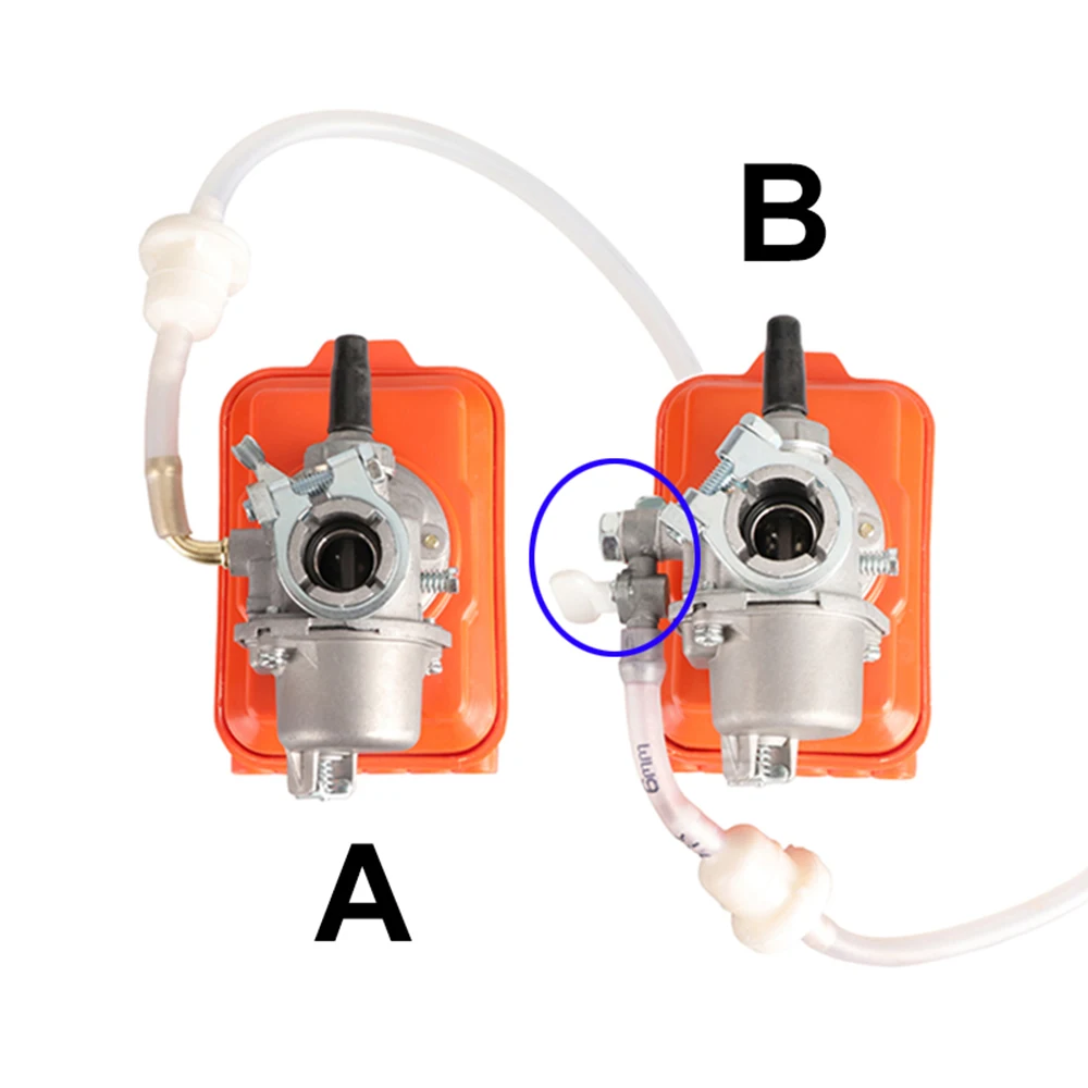 19mm Carburetor With Air Filter Box Fuel Filter Kit For 48cc 49cc 50cc 60cc 66cc 80cc 2 Stroke Engine Motorized Bicycle Bike