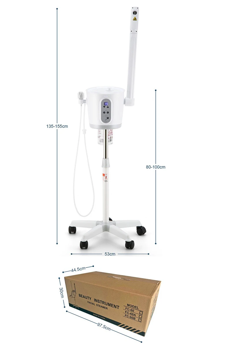 Koude en warme spray Mee-eter Twee-in-één gezichtsreiniging en hydraterende nano-spray Kleine bubbel Schoonheidssalon