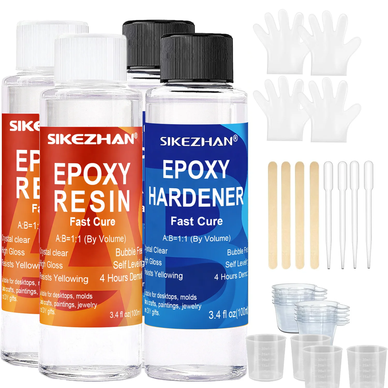 

Прозрачная эпоксидная смола AB клей твердотельный клей комплект супер клей кристалл высокий клей для DIY ювелирных изделий литье быстрое отверждение