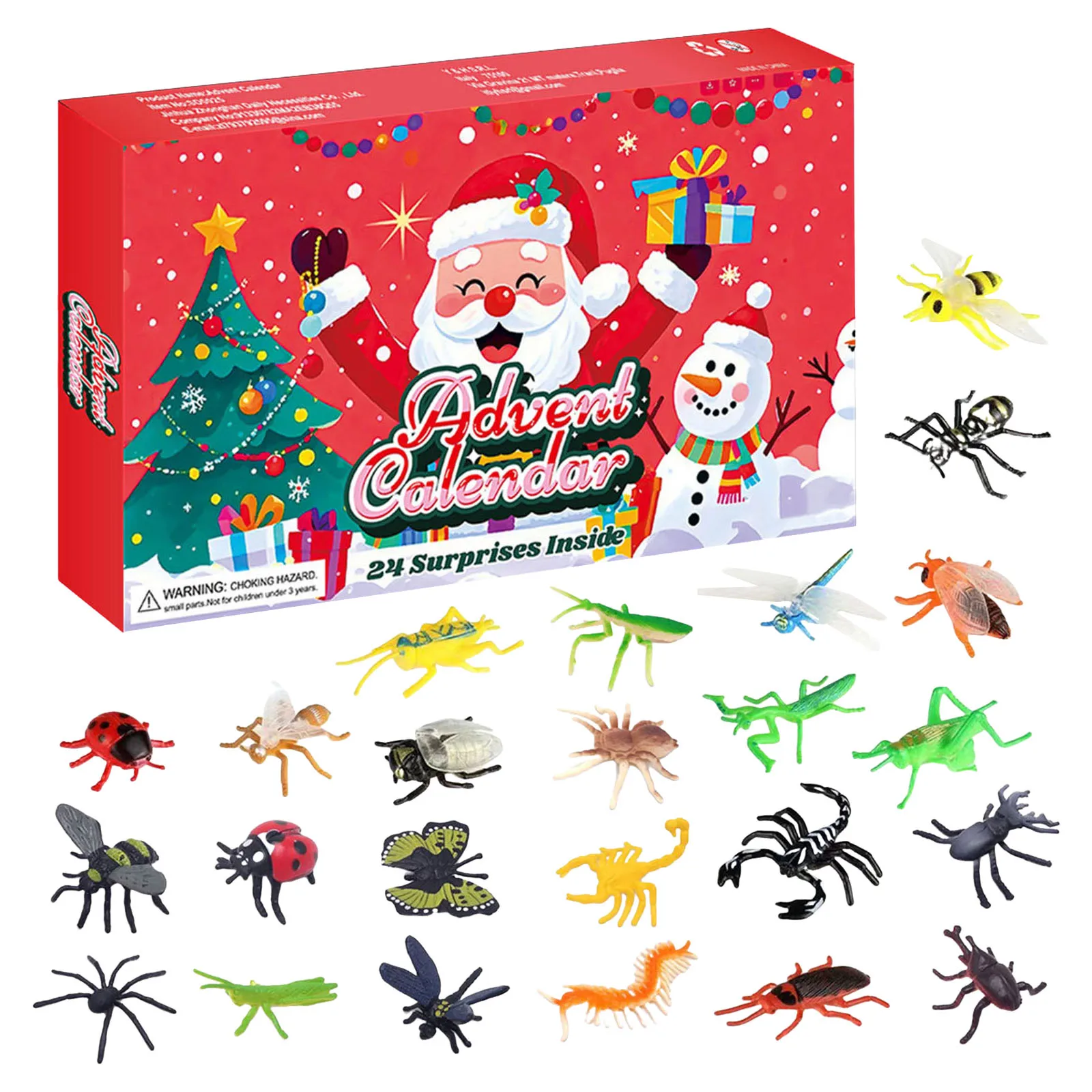 Timer for Kids Large Christmas Series Holebox Tear Off Box 24 Day Countdown Calendar To Halloween Christmas Countdown Bags