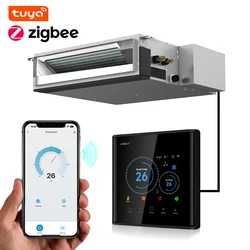 Tuya WiFi VRF AC Unit Termostato, controlador remoto sem fio, controle de voz, apto para Mitsubishi Heavy Industry, ar condicionado Zigbee