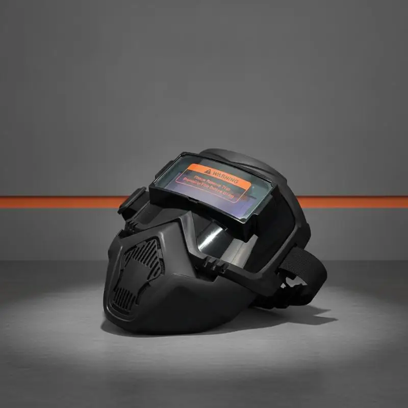 Auto Darkening Welding Mask With Heat Resistant Shell And Wide View Lens Perfect For Welding Construction Repair Work