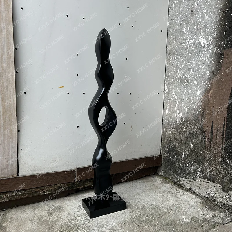 Lentrance entrance vertical height wood carving art ornaments restaurant restaurant solid wood creative art installation