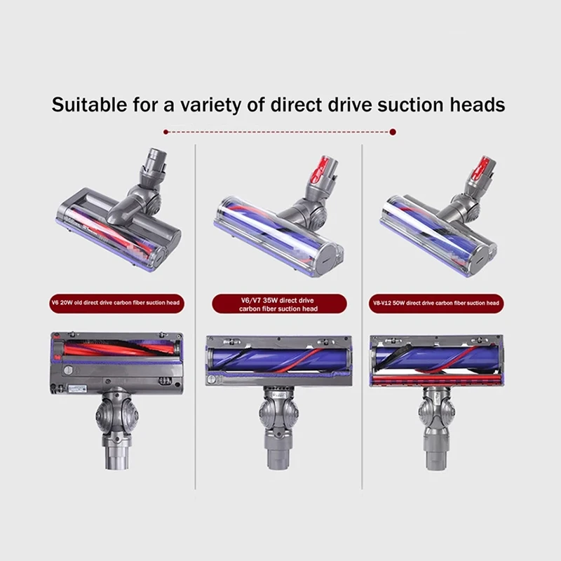 الكرة عجلة ل دايسون V6 V7 V8 V10 V11 V12 تيار مستمر سلسلة مكنسة كهربائية 35 واط 50 واط مباشرة محرك نظافة رئيس عجلات استبدال أجزاء