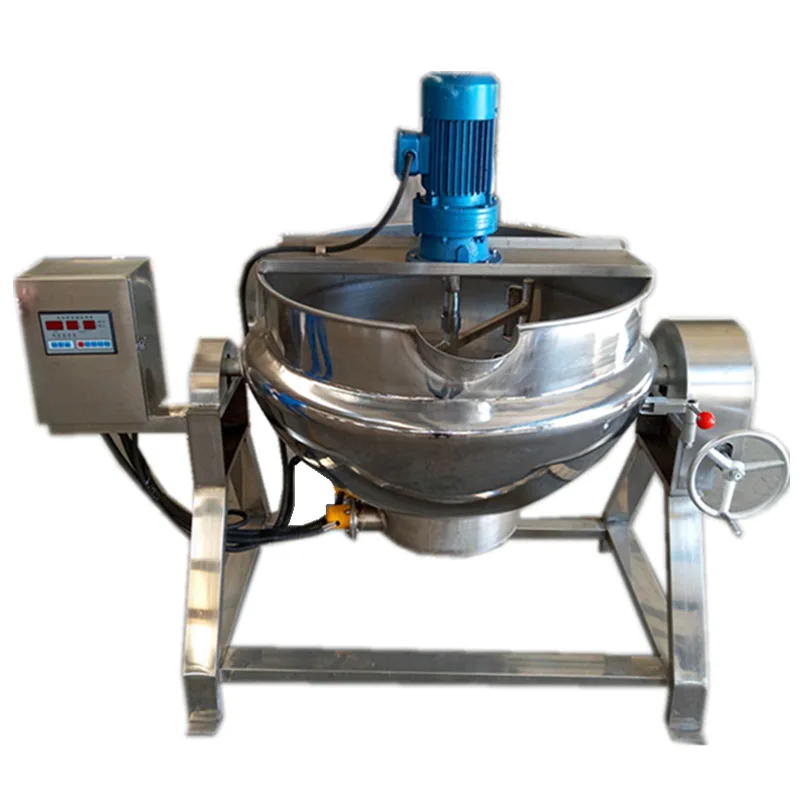 

Automatic mixing and boiling Ejiao machine, electric heating sandwich pot
