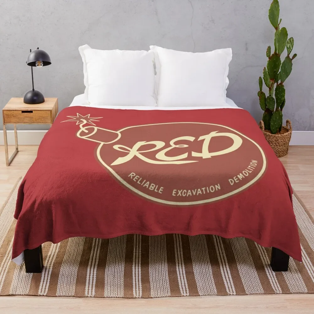 

RED (Reliable Excavation Demolition) Throw Blanket Baby Thermals For Travel Large Blankets