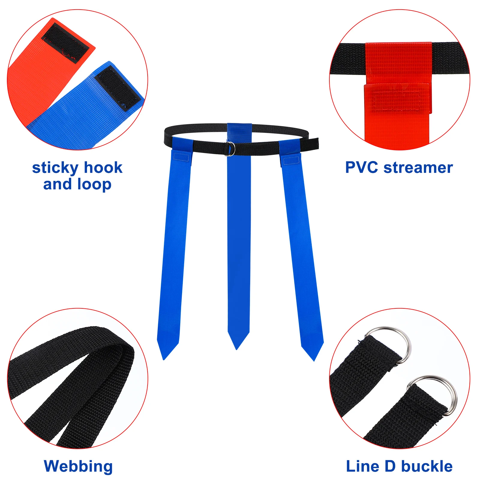 طقم علم كرة القدم مكون من 10 قطع، أحزمة قابلة للتعديل، أعلام مشرقة للاعبين البالغين، مجموعة علم كرة القدم للتدريب الآمن